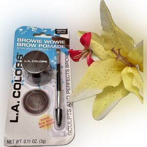 New in box! BROWIE WOWIE BROW POMADE with Brow Brush & Spoolie!